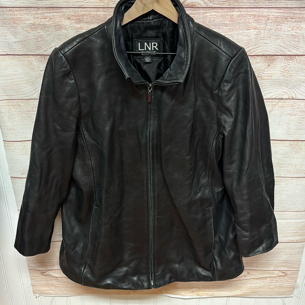 LNR Nordstrom genuine leather jacket